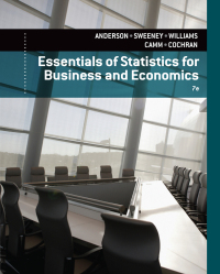 Cover image: Essentials of Statistics for Business and Economics 7th edition 9781133629658