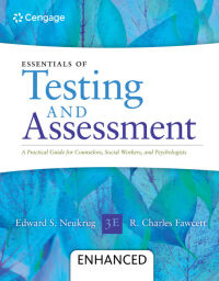 Cover image: Essentials of Testing and Assessment: A Practical Guide for Counselors, Social Workers, and Psychologists, Enhanced 3rd edition 9781285454245