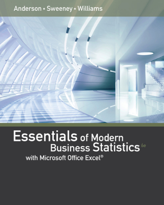 Cover image: Essentials of Modern Business Statistics with Microsoft Office Excel 6th edition 9781285867045
