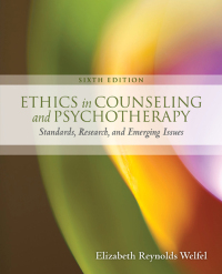 Cover image: Ethics in Counseling & Psychotherapy 6th edition 9781305089723