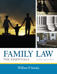 Cover image: Family Law: The Essentials 3rd edition 9781285420592