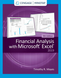 Immagine di copertina: Financial Analysis with Microsoft Excel 9th edition 9780357442050