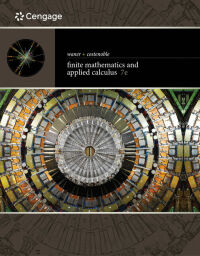 Cover image: Finite Math and Applied Calculus 7th edition 9781337274203