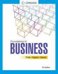 Cover image: Foundations of Business 7th edition 9780357717943