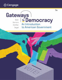 Cover image: Gateways to Democracy: An Introduction to American Government 5th edition 9780357459218