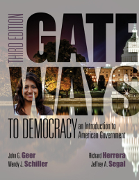 Cover image: Gateways to Democracy: An Introduction to American Government 3rd edition 9781285858548
