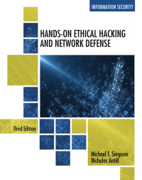 Omslagafbeelding: Hands-On Ethical Hacking and Network Defense 3rd edition 9781285454610