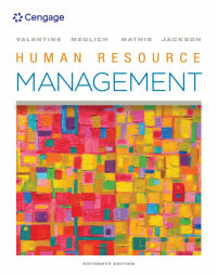 Cover image: Human Resource Management 16th edition 9780357033852