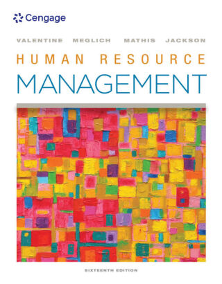 Cover image: Human Resource Management 16th edition 9780357033852