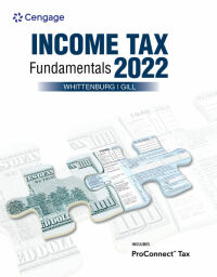 Cover image: Income Tax Fundamentals 2022 40th edition 9780357516386