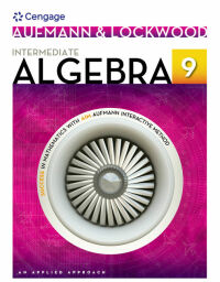 Cover image: Intermediate Algebra: An Applied Approach 9th edition 9781133365402