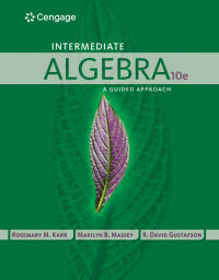 Cover image: Intermediate Algebra: A Guided Approach 10th edition 9781435462502