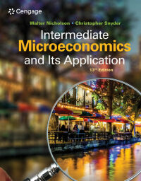 Cover image: Intermediate Microeconomics and Its Application 13th edition 9780357133064