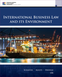 Titelbild: International Business Law and Its Environment 10th edition 9781305972599