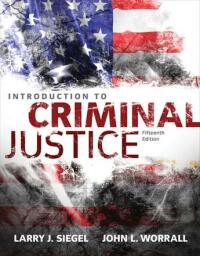 Cover image: Introduction to Criminal Justice 15th edition 9780357670958