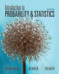 Cover image: Introduction to Probability and Statistics 14th edition 9781133103752