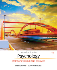 Cover image: Introduction to Psychology: Gateways to Mind and Behavior 14th edition 9781305091870