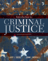 Omslagafbeelding: Introduction to Criminal Justice 16th edition 9781305969766