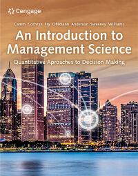Titelbild: An Introduction to Management Science: Quantitative Approaches to Decision Making 16th edition 9780357715468