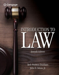 Immagine di copertina: Introduction to Law 7th edition 9781305948648