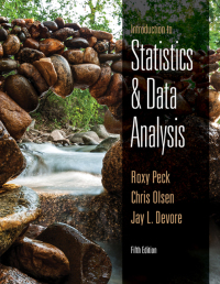 Cover image: Introduction to Statistics and Data Analysis 5th edition 9781305115347