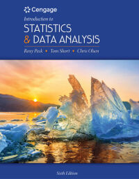 Cover image: Introduction to Statistics and Data Analysis 6th edition 9781337793612