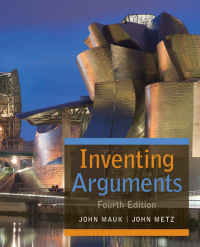Cover image: Inventing Arguments 4th edition 9781305092143