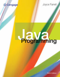 Cover image: Java Programming 9th edition 9781337397070