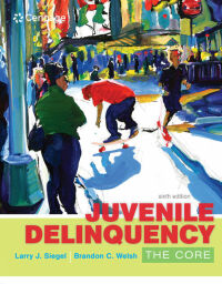 Omslagafbeelding: Juvenile Delinquency: The Core 6th edition 9781305577411