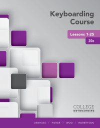 Titelbild: Keyboarding Course Lessons 1-25 20th edition 9781337103251