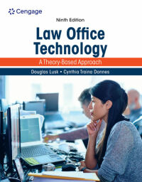 Cover image: Law Office Technology: A Theory-Based Approach 9th edition 9780357619254