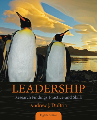 Cover image: Leadership: Research Findings, Practice, and Skills 8th edition 9781285866369