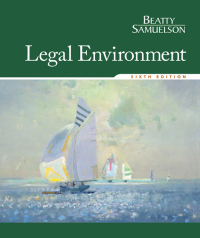 Cover image: Legal Environment 6th edition 9781305507487