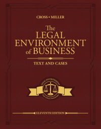 Cover image: The Legal Environment of Business: Text and Cases 11th edition 9780357129760