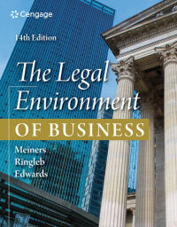 Titelbild: The Legal Environment of Business 14th edition 9780357451724