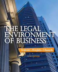 Cover image: The Legal Environment Today 12th edition 9781285428222