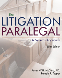 Omslagafbeelding: The Litigation Paralegal: A Systems Approach 6th edition 9781285857152