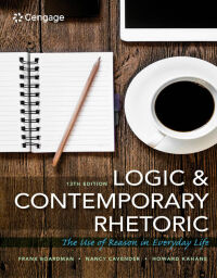Omslagafbeelding: Logic and Contemporary Rhetoric: The Use of Reason in Everyday Life 13th edition 9781305956025