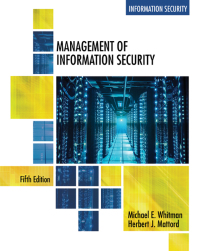 Immagine di copertina: Management of Information Security 5th edition 9781305501256