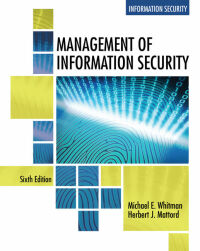 Immagine di copertina: Management of Information Security 6th edition 9781337405713