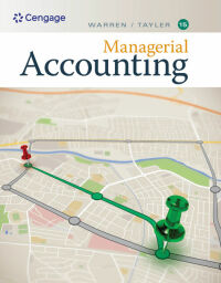Cover image: Managerial Accounting 15th edition 9781337912020