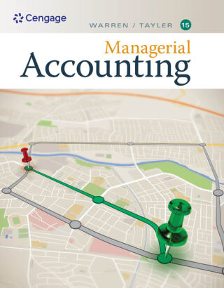 Cover image: Managerial Accounting 15th edition 9781337912020