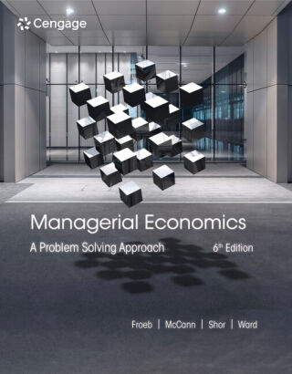 Cover image: Managerial Economics: A Problem Solving Approach 6th edition 9780357748237