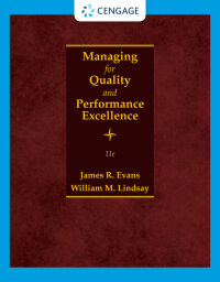 Cover image: Managing for Quality and Performance Excellence 11th edition 9780357442036