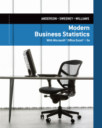 Cover image: Modern Business Statistics with Microsoft Excel 5th edition 9781285433301