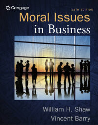 Cover image: Moral Issues in Business 13th edition 9781285874326