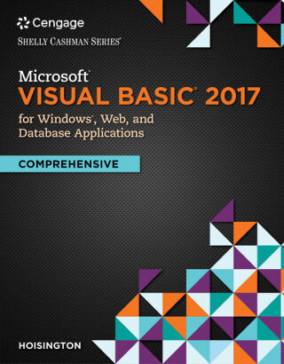 Imagen de portada: Microsoft Visual Basic 2017 for Windows, Web, and Database Applications: Comprehensive 1st edition 9781337102117