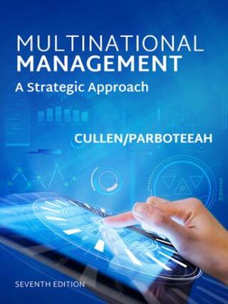 Cover image: Multinational Management 7th edition 9780357045442