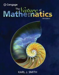 Cover image: Nature of Mathematics 13th edition 9781133947257