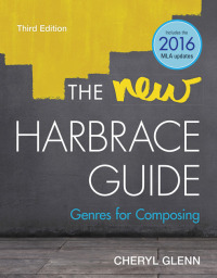 Omslagafbeelding: The New Harbrace Guide: Genres for Composing (w/ MLA9E Updates) 3rd edition 9781305956780